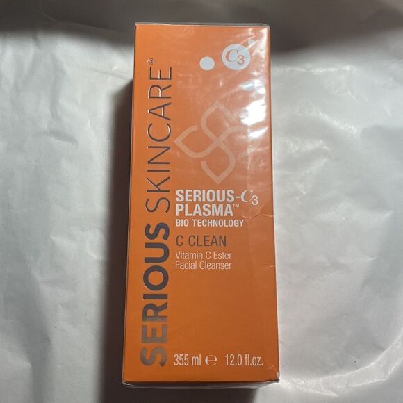 SERIOUS SKIN CARE SERIOUS C3 PLASMA C-CREAM 12 FL. OZ JUMBO SIZE - Picture 1 of 2